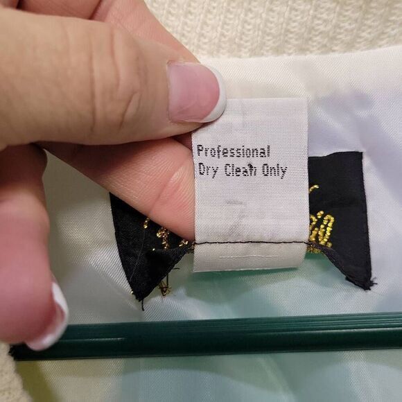 Bob Mackie Wearable Art Cardigan Jacket Small Multi Color Cable Knit Silk Unique - Picture 9 of 9